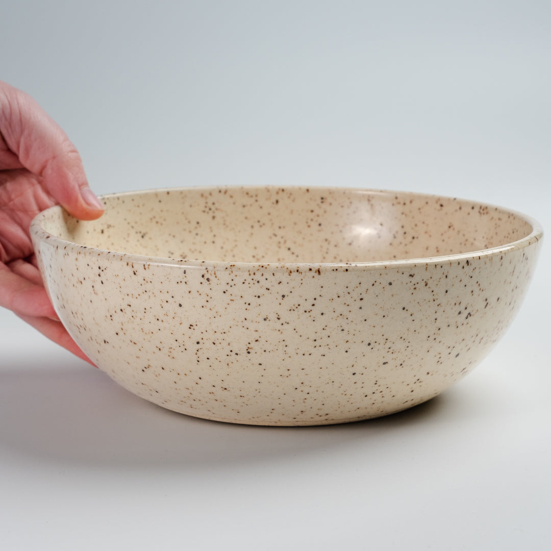 Dinner Bowls in Oatmeal - Set of 2