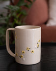 Floral Coffee Cup - Yellow