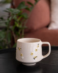Floral Tea Cup - Yellow