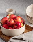 Dinner Bowls in Oatmeal - Set of 2