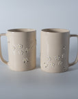 Floral Coffee Cup - White