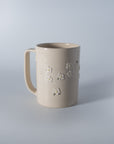 Floral Coffee Cup - White