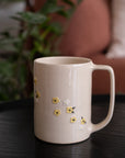 Floral Coffee Cup - Yellow