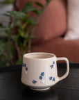 Floral Tea Cup - Blue